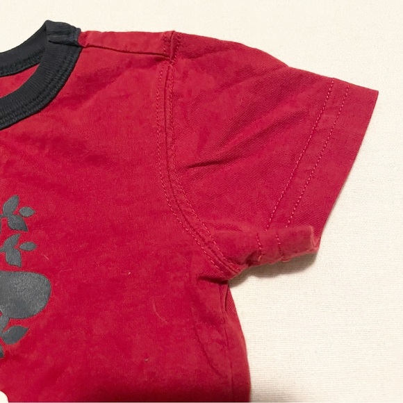 Roots Baby Red Canada Tshirt 6-12 Months Shirt - Picture 3 of 16